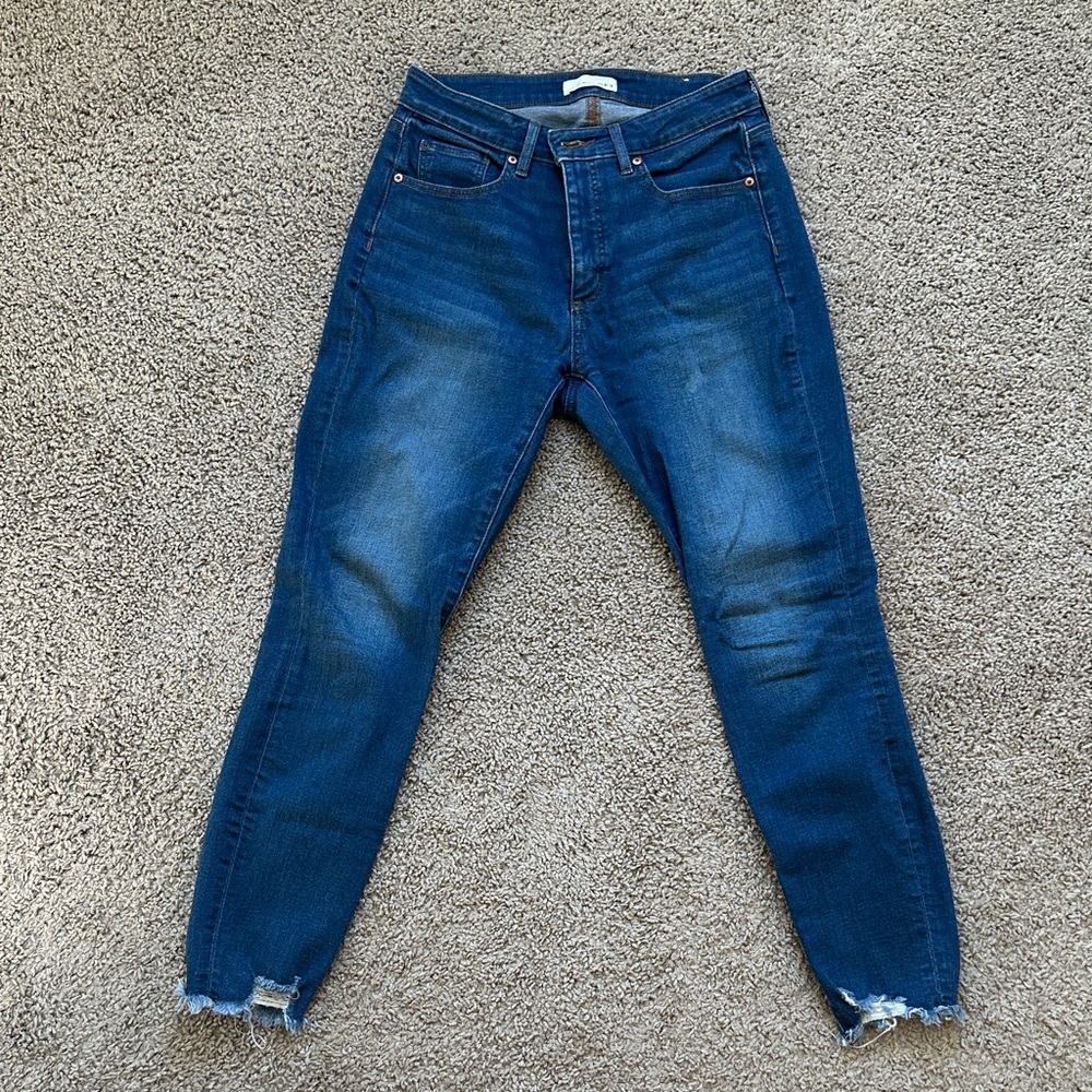 LOFT Dark Blue Women's Skinny Jeans